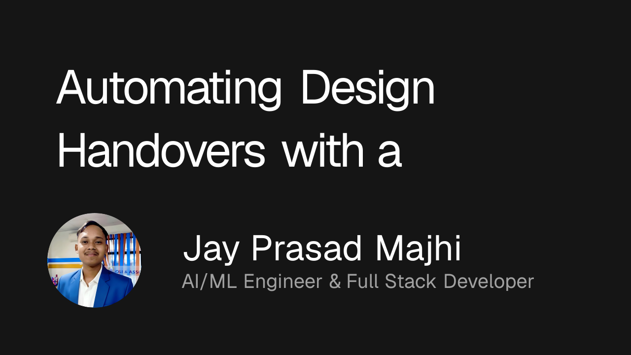 Automating Design Handovers with a Figma to Code Pipeline